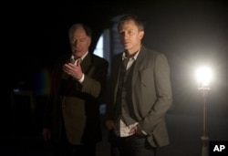 Daniel Craig as Mikael Blomkvist, right, and Christopher Plummer as Henrik Vanger in "The Girl With The Dragon Tattoo"