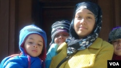 Maimuna Abdul-Hakim was angered by the intrusion of plainclothes police operatives who spied on her fellow Muslim community members, both in her mosque and in her Harlem neighborhood. (VOA Photo Adam Phillips)