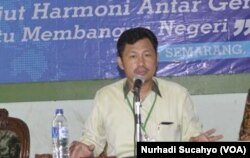 Najahan Musyafak, Ketua Forum Koordinasi Pencegahan Terorisme (FKPT) Jawa Tengah. (VOA/Nurhadi Sucahyo)