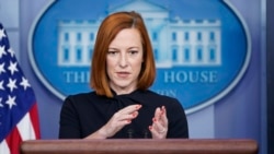 White House press secretary Jen Psaki speaks during a press briefing at the White House, Dec. 22, 2021, in Washington.