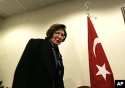 FILE - Former US Ambassador to Azerbaijan Anne Derse.