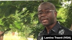 Abdoul Karim Sango, ministre de la Culture, à Ouagadougou, le 15 octobre 2018.