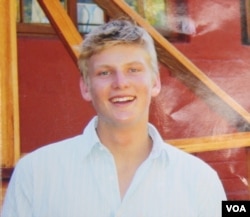 Stuart Caplen was one of the many victims of drinking and driving in South Africa. (D. Taylor/VOA)