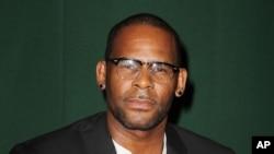 FILE - R&B singer R. Kelly