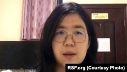 中国公民记者张展 (照片来源：无国界记者网站)