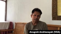 Mohammad Habib (49) pengungsi etnis Muslim-Rohingya di Medan, Sumatra Utara, Senin, 17 Juni 2019. (Foto: Anugrah Andriansyah/VOA)