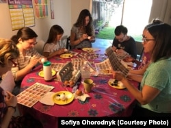 Майстер-клас у Каліфорнії під керівництвом художниці Софії Огородник