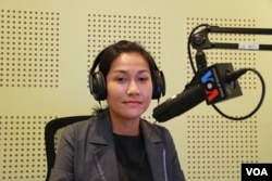 Ms. Sok Sikieng, Technovation Ambassador in Cambodia and Lecturer of Information Technology at Royal University of Phnom Penh discusses "Opportunities and Challenges for Cambodian Women in Tech" on VOA Khmer’s Hello VOA “New Voices”, May 16, 2016.