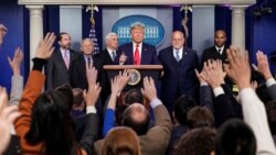 Es la segunda vez en esta semana que el mandatario convoca a los medios para hablar sobre los casos de coronavirus en Estados Unidos.