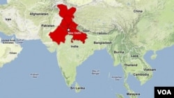 A map showing the eight states suffering from the power outage in northern India including Jammu and Kashmir, Himachal Pradesh, Punjab, Haryana, Uttar Pradesh, Delhi, Uttarakhand and Rajasthan.