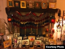 A gathering of family photos is a fixture of Ramadan at Inas El Ayouby's house (I. El Ayouby)