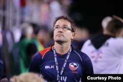 Mike Friday, head coach of USA Men’s Eagles Sevens (USA Rugby).