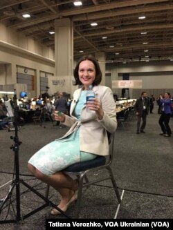 Я в одязі українського бренду на саміті з ядерної безпеки у Вашингтоні, 2016-ий рік.