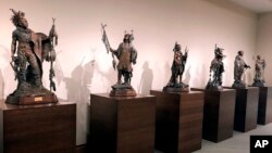 One of the installations inside the James Museum of Western & Wildlife Art in St. Petersburg, Fla.