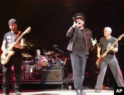 U2 in concert at Madison Square Garden