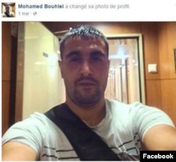 Screen grab of profile photo of Nice attacker Mohamed Bouhlel.