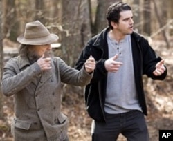 Left to Right: Robert Duvall and Aaron Schneider