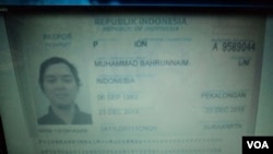 Paspor Bahrunnaim (Foto:dok).