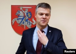 Lithuania's State Security Department director Darius Jauniskis poses for a picture in Vilnius, Lithuania, Nov. 29, 2016.