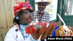 Jamaica Ray in front of Crown Candy Kitchen, St. Louis, Missouri
