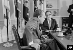 Richard Nixon with Henry Kissinger in 1973.