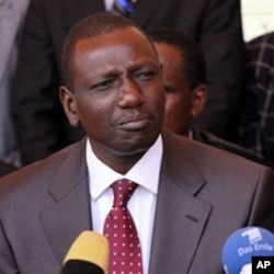 Higher education minister William Ruto, in Nairobi, Kenya (File Photo)