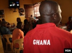 Ghana are one of the best supported teams in Yeoville, Johannesburg.