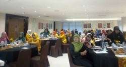 Ilustrasi. Sebanyak 64 Caleg perempuan DIY mengikuti pelatihan kampanye tanpa politik uang pada tahun 2019. (foto: IDEA Yogya)