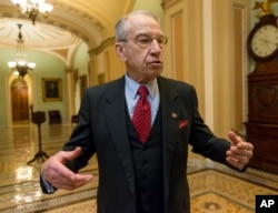 Sen. Chuck Grassley, R-Iowa, chairman of the Senate Judiciary Committee, is leaving open the possibility of holding a hearing for President Barack Obama's choice to fill a Supreme Court vacancy.