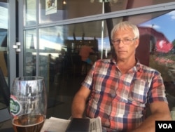 Markus Klaudusz, pictured in Ganserndorf, Austria, supports the far-right Freedom Party, saying families of refugees are welcome, but he worries about large numbers of young men, July 4, 2016. (H. Murdock/VOA)