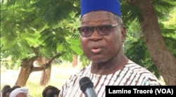 Colonel Bernard Sanou, président du Comité international mémorial Thomas Sankara, à Ouagadougou, le 15 octobre 2018.