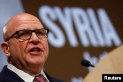 National security adviser H.R. McMaster speaks at the U.S. Holocaust Memorial Museum in Washington, March 15, 2018.