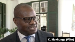 Government spokesman Ndavaningi Nick Mangwana in Harare, March 18, 2019.