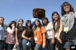 Many young people who attend the Hispanic Youth Symposiums say they hope to return one day as successful professionals to inspire other kids.