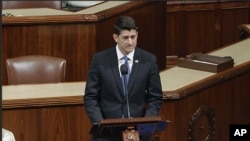Paul Ryan devant le Congrès.
