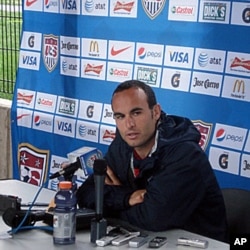 US soccer team midfielder Landon Donovan, 18 May 2010