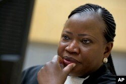 FILE - The ICC prosecutors office, headed by Fatou Bensouda, above, says it will decide soon whether to pursue a full investigation of possible war crimes committed by U.S. forces in Afghanistan in 2003 and 2004.