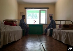 Patients are seen in their room at the National Tuberculosis Reference Laboratory in Pyongyang, North Korea, May 7, 2018. Ongoing sanctions are keeping life-saving medicines from North Korean tuberculosis patients and could fan a regional epidemic.