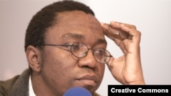 Patrice Nganang au Salon du livre à Paris, le 28 mars 2010. (CC/Georges Seguin CC BY-SA 3.0)