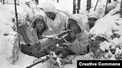 Фінські солдати під час "Зимової війни" з СРСР 1939-40р.