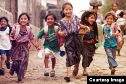 Students who attend a Pencils of Promise school in Guatemala, May 2011. (Courtesy Pencils of Promise)