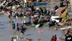 Suasana di Palu pada 30 September 2018.