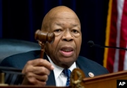 FILE - House Oversight and Reform Committee Chair Elijah Cummings, D-Md., speaks during a hearing on Capitol Hill in Washington, March 14, 2019.