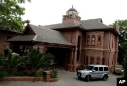 The house of Oscar Pistorius's uncle stands in Pretoria, South Africa, October 20, 2015.