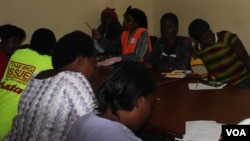 Malawian women attend a writing workshop in Blantyre (Photo Courtesy: M. Tuchscherer)