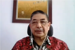 Kepala Lembaga Biologi Molekular Eijkman Prof Amin Subandrio. (Foto: VOA/Nurhadi Sucahyo)