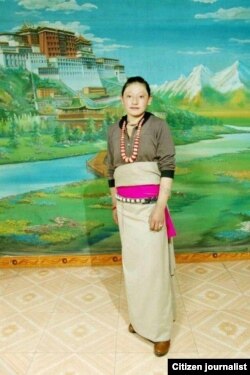 Tamding Tso, a Tibetan mother activists say self-immolated in Rebkong, China on November 7, 2012.