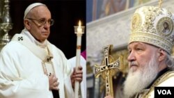 Папа Франциск. Патріарх РПЦ Кирило 