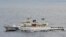 A Japan Coast Guard vessel patrols near the disputed islands, known as the Senkaku 