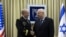 Israel's President Reuven Rivlin (R) shakes hands with Chairman of the Joint Chiefs of Staff U.S. Army General Martin Dempsey during their meeting in Jerusalem, June 10, 2015. 